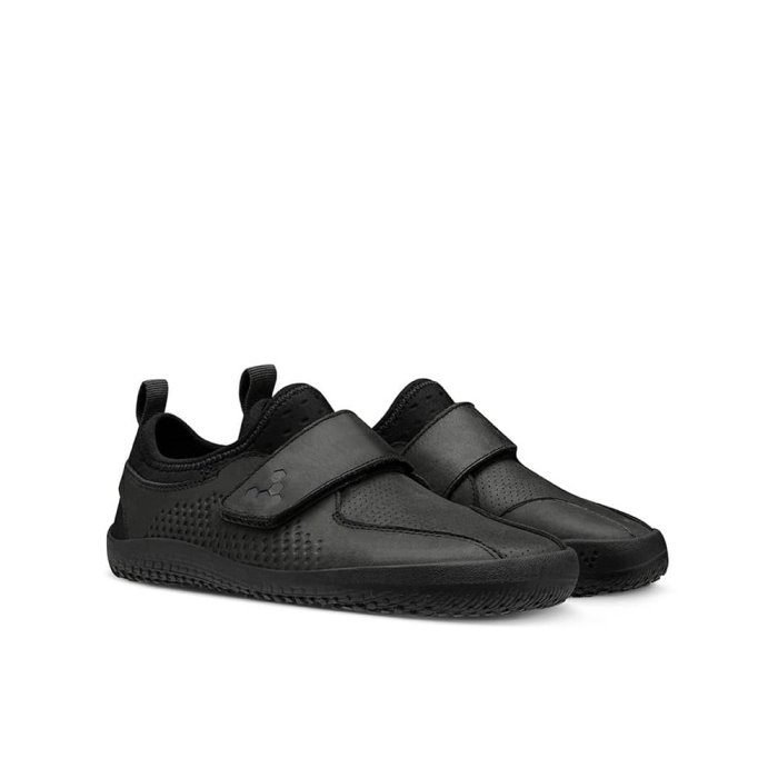 Vivobarefoot Primus School - Dětské Školní Obuv Černé (ZNE302596)